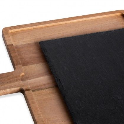 Suporte Accia + Base Ardsia Soft-Africa Preto 40X27X1.5cm