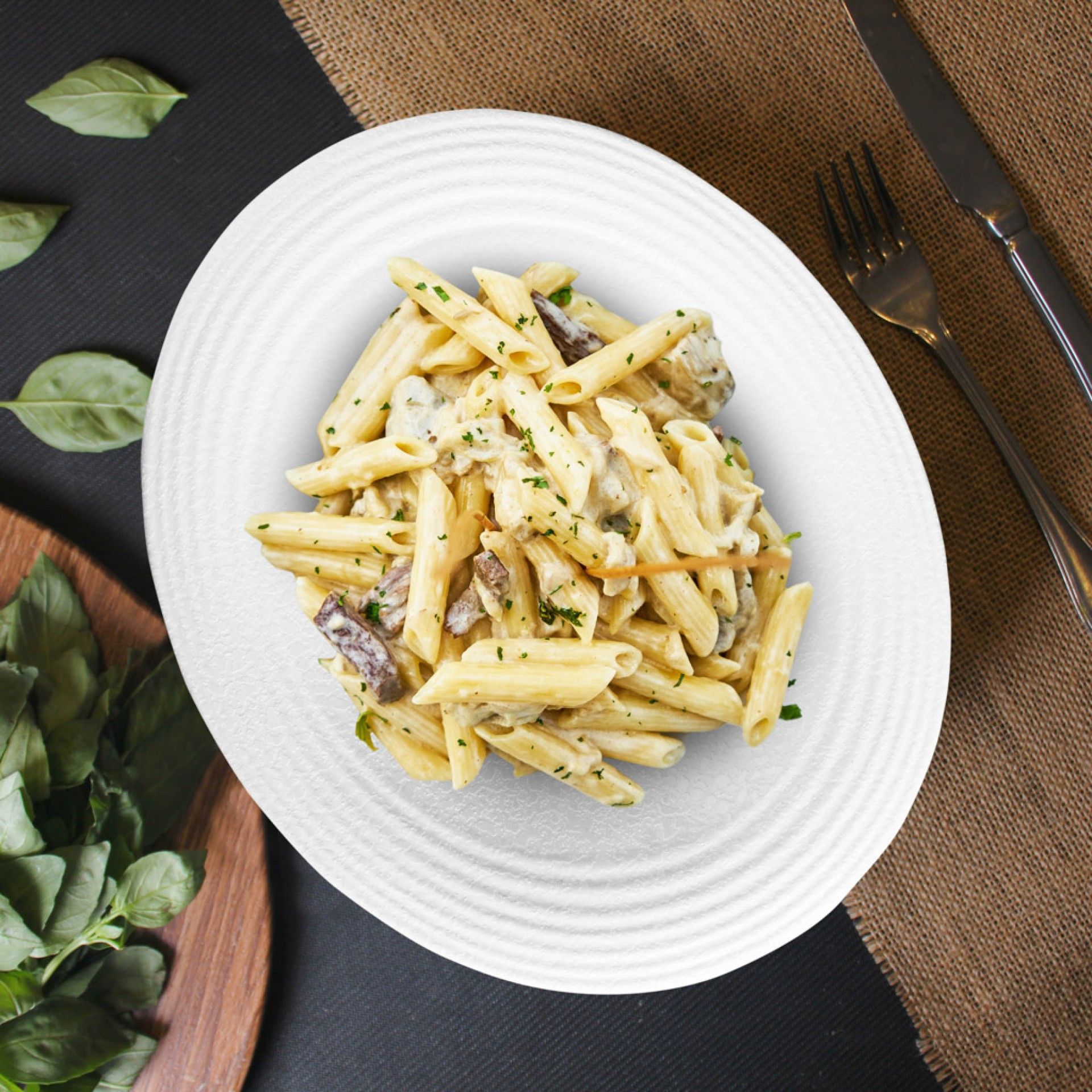 Prato Massa Arizona Oval 29X24.5X5cm Branco