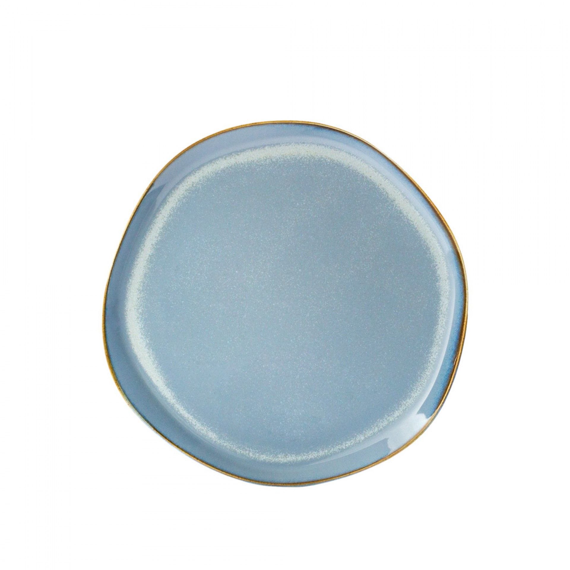 Prato Porcelana Duomo Azurro Raso Azul 28cm