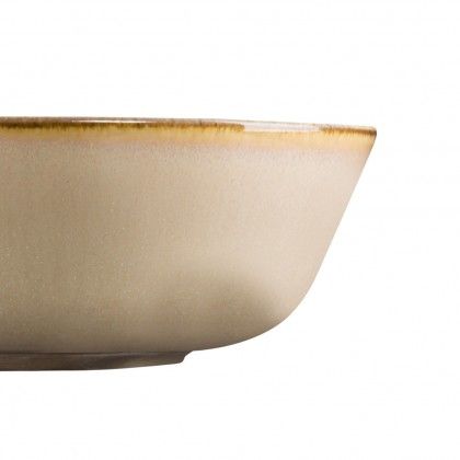 Tigela Porcelana Duomo Marrone Castanho 45cl 15X5.5cm