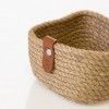 Cesta Yute Quadrada 16X8cm