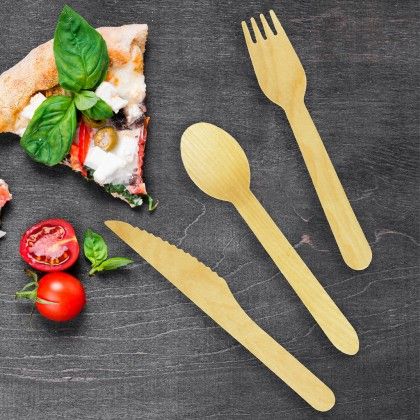 Garfo Madeira 16cm Pack 12