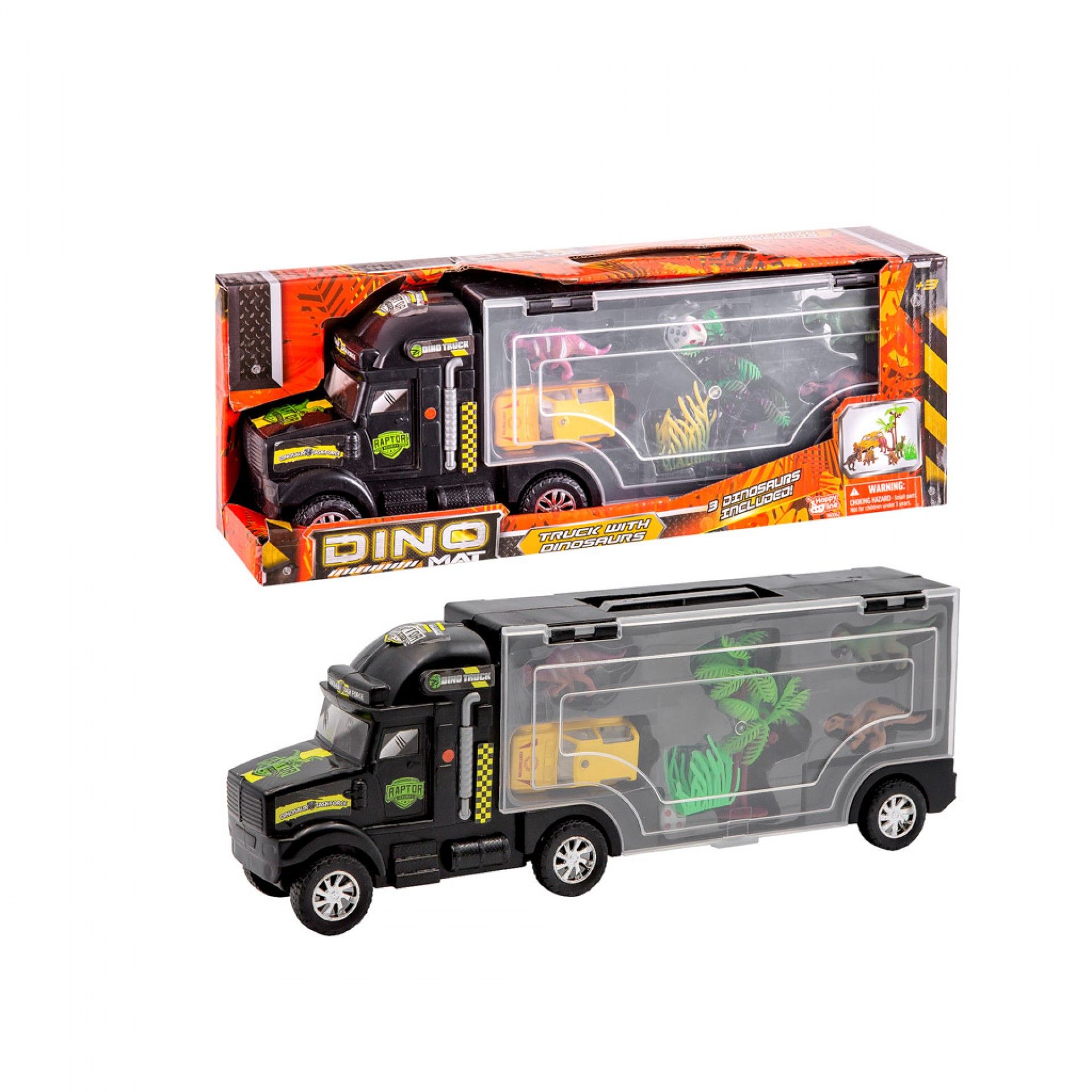 Camião Dinossauro Dino Mat 36X14X7.5CM