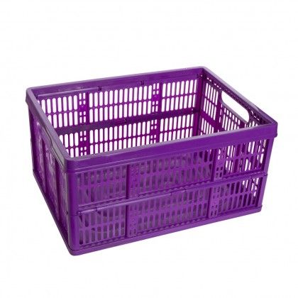 Caixa Dobrvel Violeta 32L Pack 3