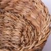 Cesto Vime Redondo Bege 26X10cm