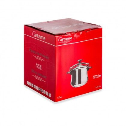 Panela Presso Inox Bojuda Redonda 7500ml 22X19.5cm