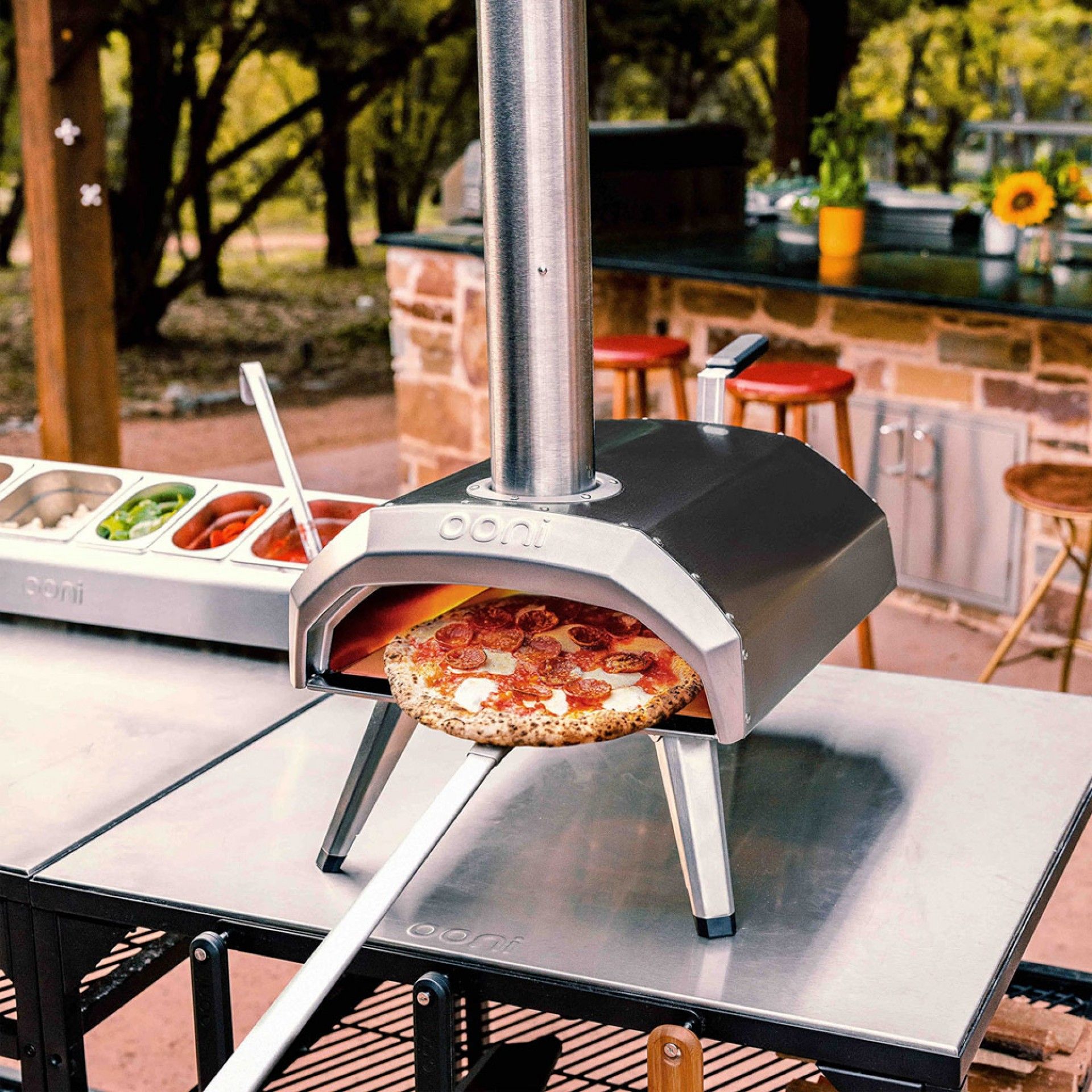 Pá Pizza com Cabo Desmontável 160cm