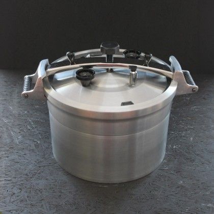 Panela Press�o Industrial Alum�nio Fundido 25L 34X29cm