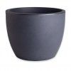 Vaso Plstico Tulipa Redondo Preto N.60 60X50cm