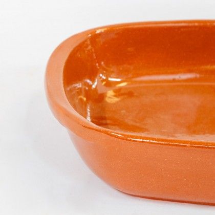 Tabuleiro Barro Retangular Liso N.1 30X19X6cm