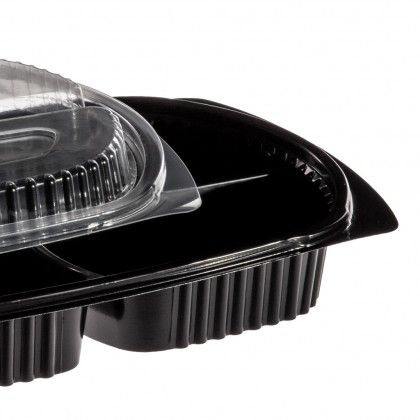 Caixa Take Away Tampa 3 Divisões 26X18.5X2.5cm Pack 101 Caixa Take Away Tampa 3 Divisões 26X18.5X2.5cm Pack 101