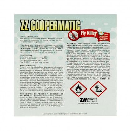 Carga Coopermatic Moscas 250ML Carga Coopermatic Moscas 250ML