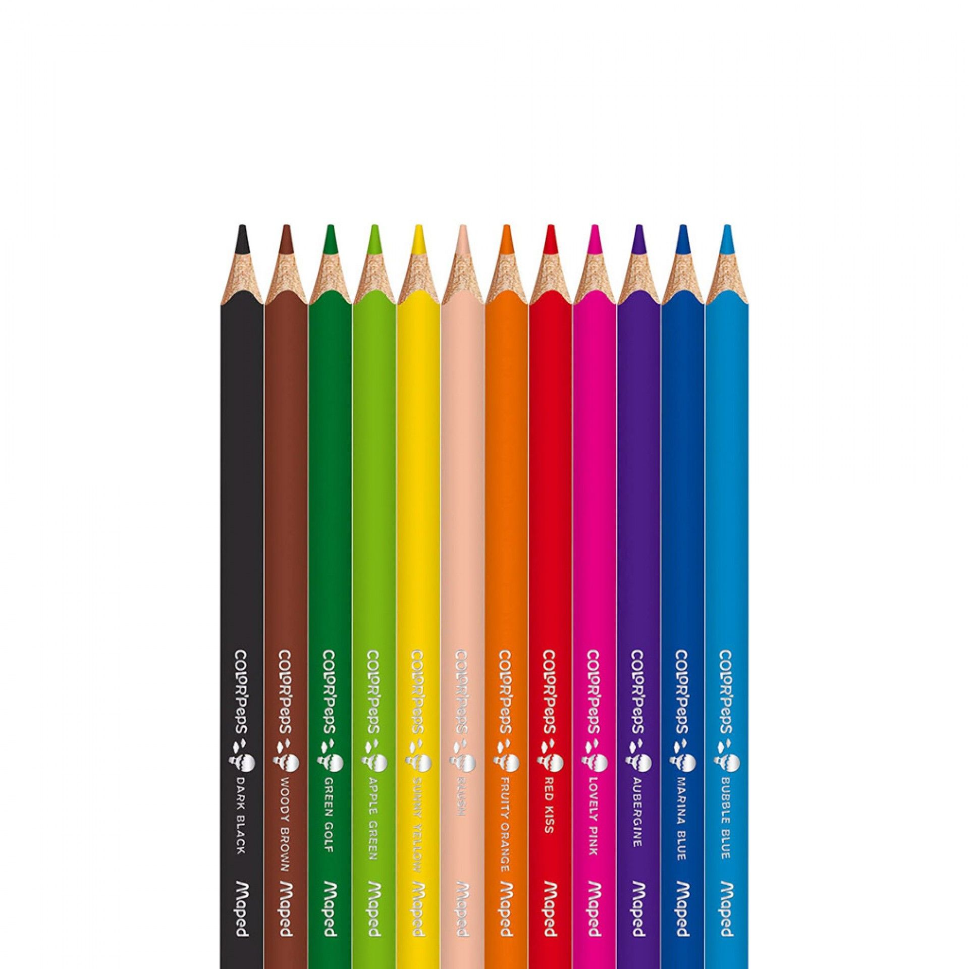 Lápis Cor Maped Strong Jumbo 12 Cores