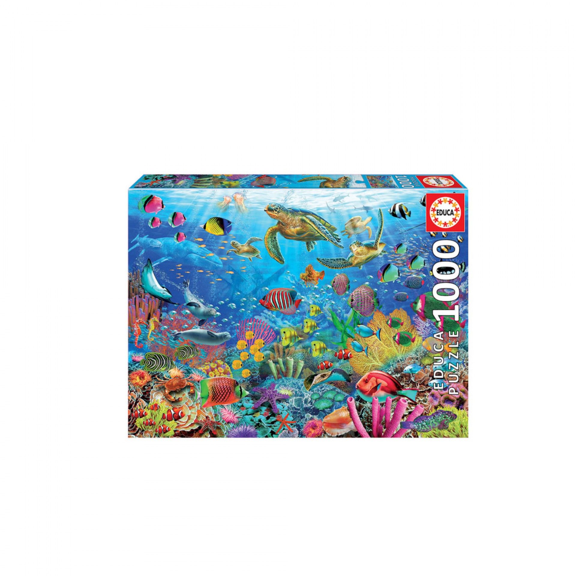 Puzzle Educa 1000 Peças Tartarugas Paraíso