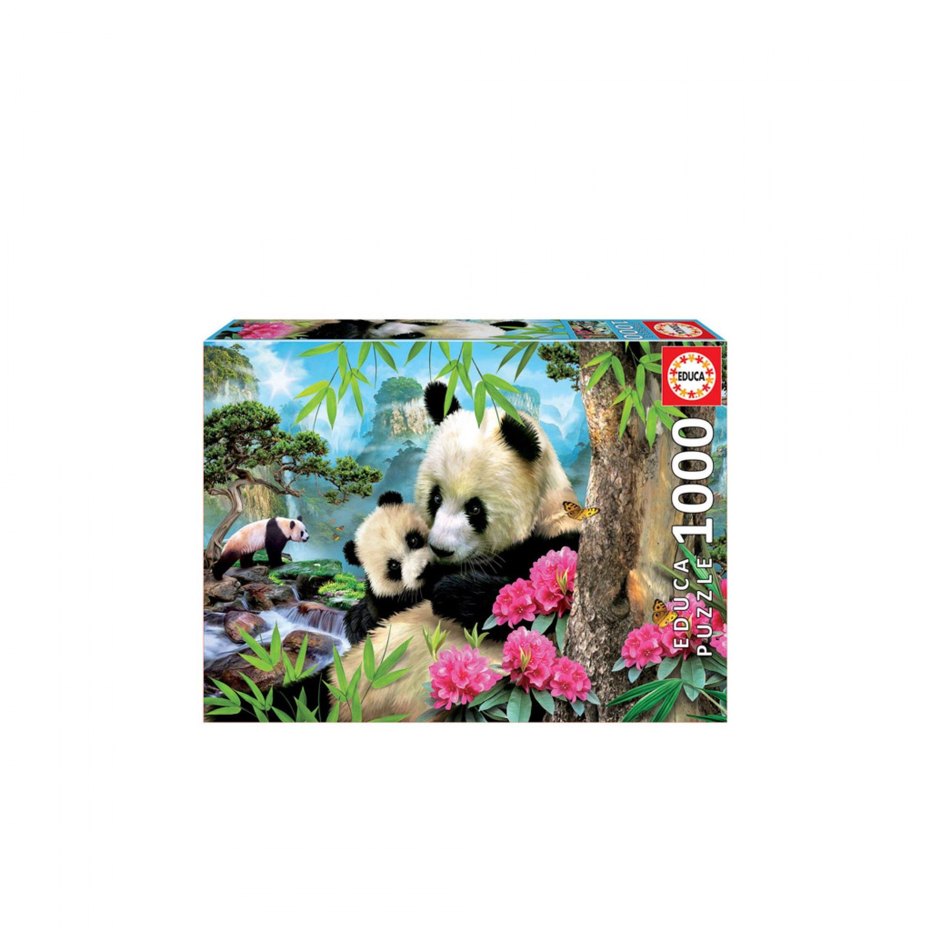 Puzzle Educa 1000 Peças Ursos Panda