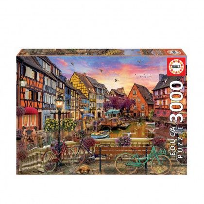 Puzzle Educa 3000 Peças Colmar França Puzzle Educa 3000 Peças Colmar França
