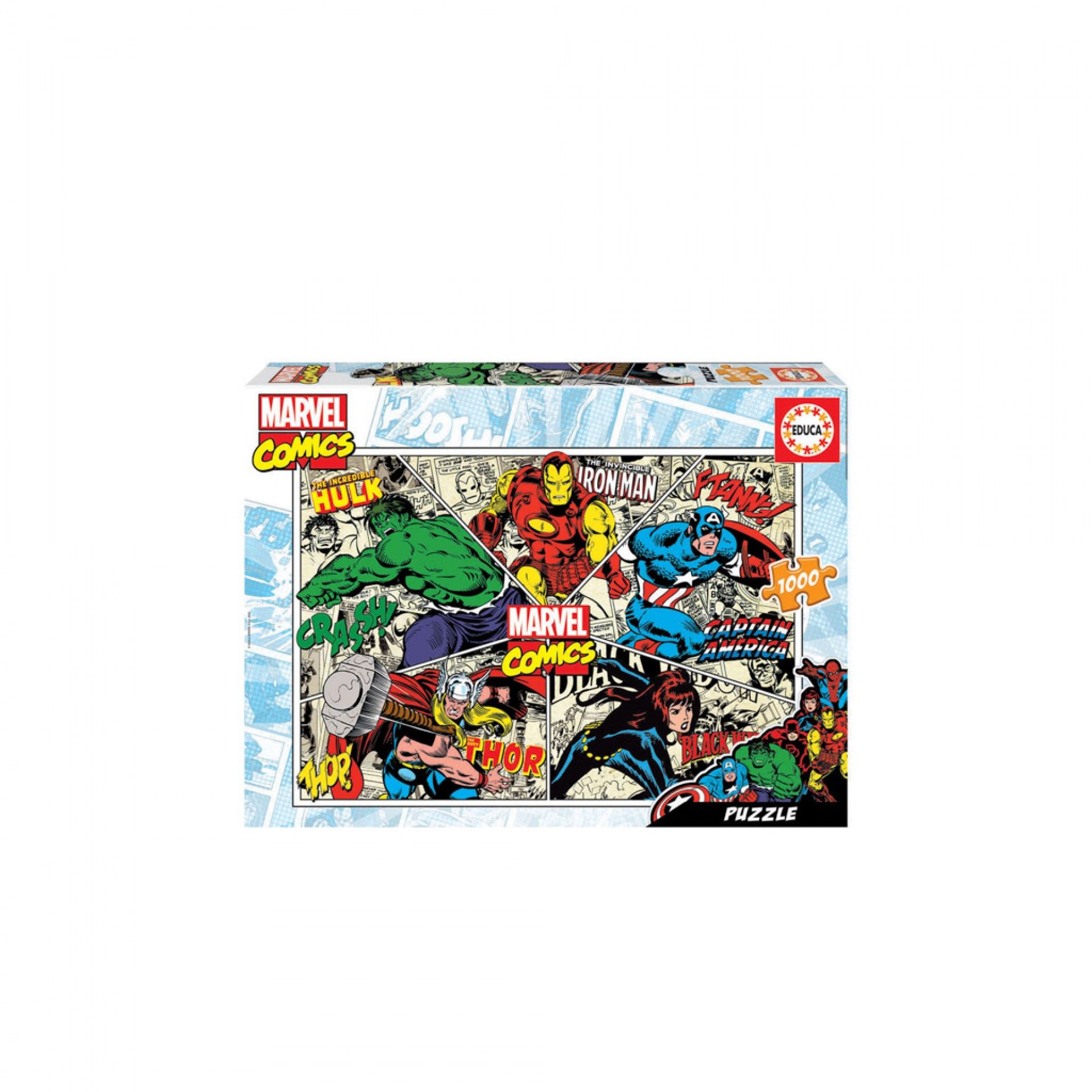 Puzzle Educa 1000 Peças Marvel Comics