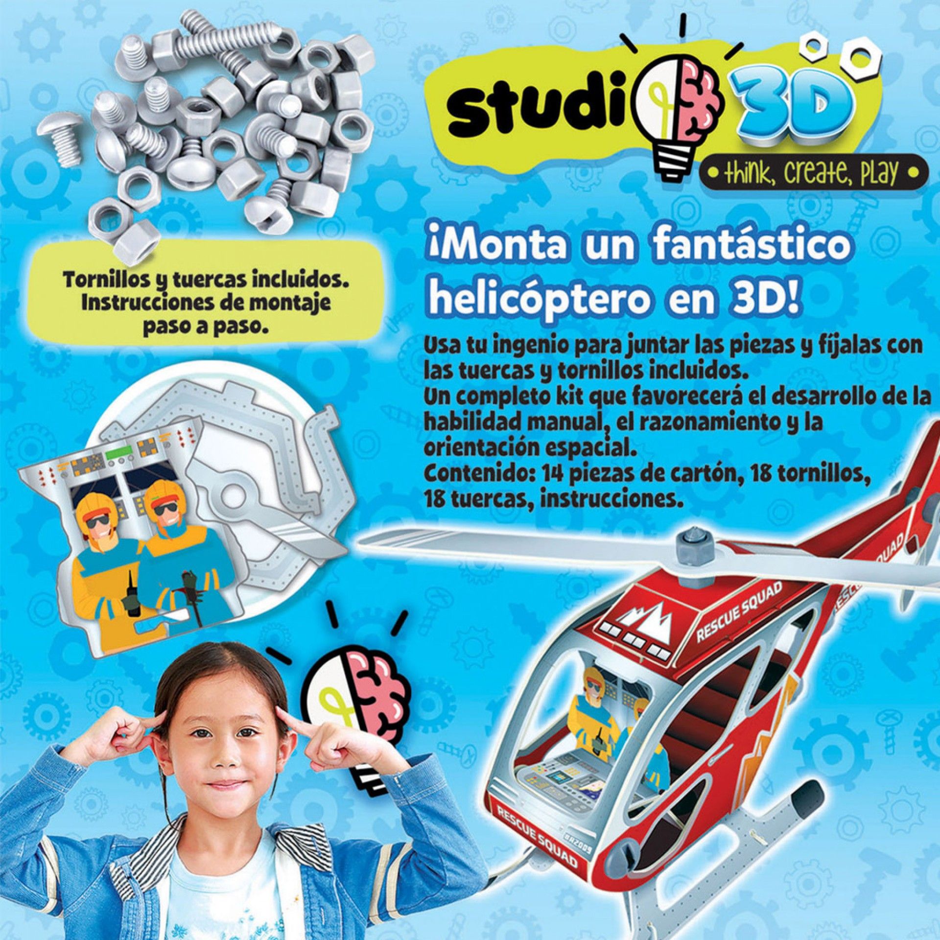 Jogo Educa Studio 3D Helicoptero