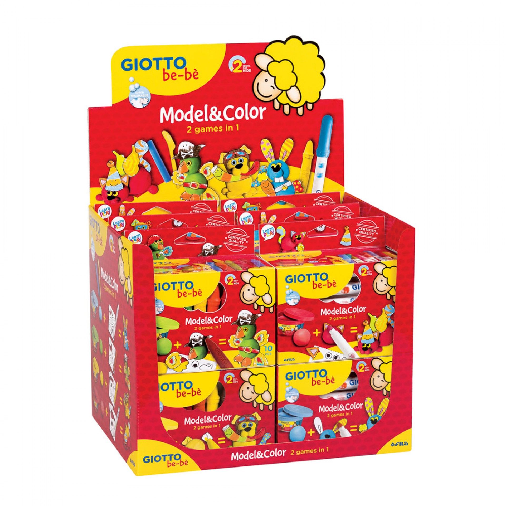 Giotto Be-Bé Model & Color 10 Peças