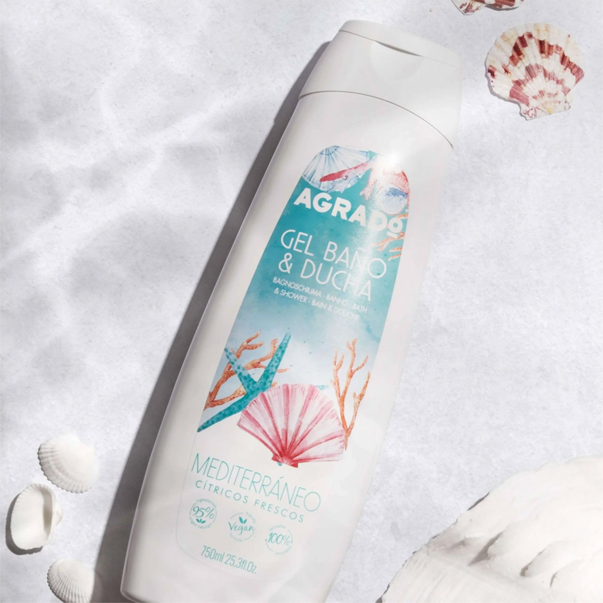 Gel Banho Agrado Mediterrâneo 750ml