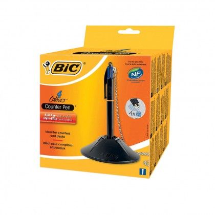 sferogr�fica Bic Azul com Suporte Balc�o