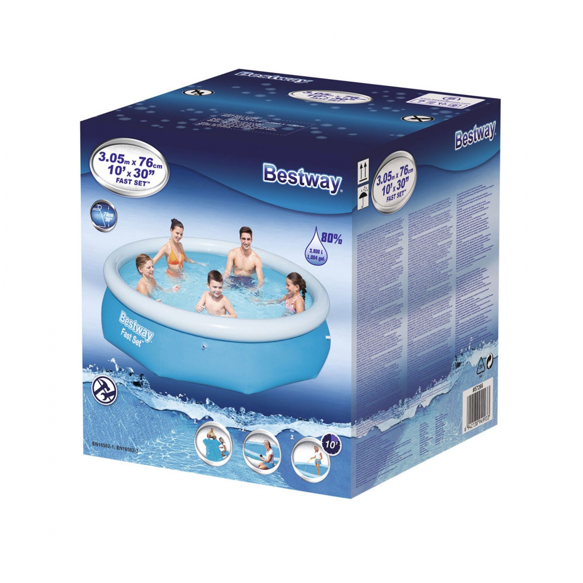 Piscina Fast Set 305X76CM