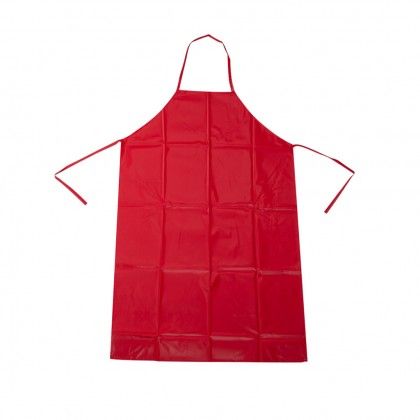 Avental Tela Plstico Pvc Vermelho 67X110cm
