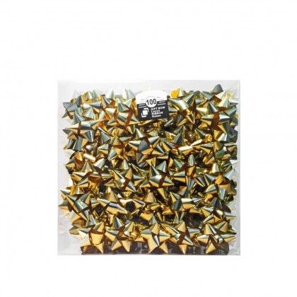 Laos Metlicos Dourados 76mm Caixa 100