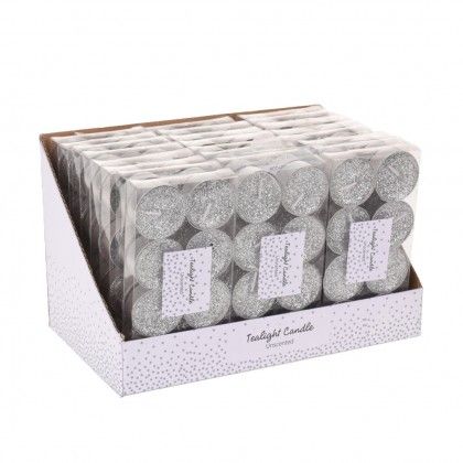 Velas Prateadas Pack 8 Velas Prateadas Pack 8