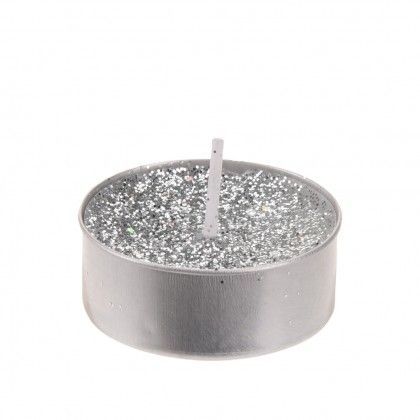Velas Prateadas Pack 8 Velas Prateadas Pack 8
