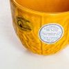 Ch�vena Couve Cer�mica Amarelo Mostarda 8cm