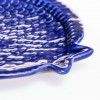 Prato Raso Peixe Cermica Azul Escuro 15.5cm
