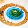 Prato Raso Peixe Cerâmica Amarelo 15.5cm Prato Raso Peixe Cerâmica Amarelo 15.5cm