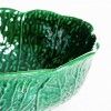 Saladeira Couve Cermica Verde 23cm