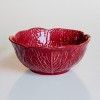 Saladeira Couve Cerâmica Magenta 23cm Saladeira Couve Cerâmica Magenta 23cm