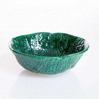 Taça Couve Cerâmica Verde 19X7cm Taça Couve Cerâmica Verde 19X7cm