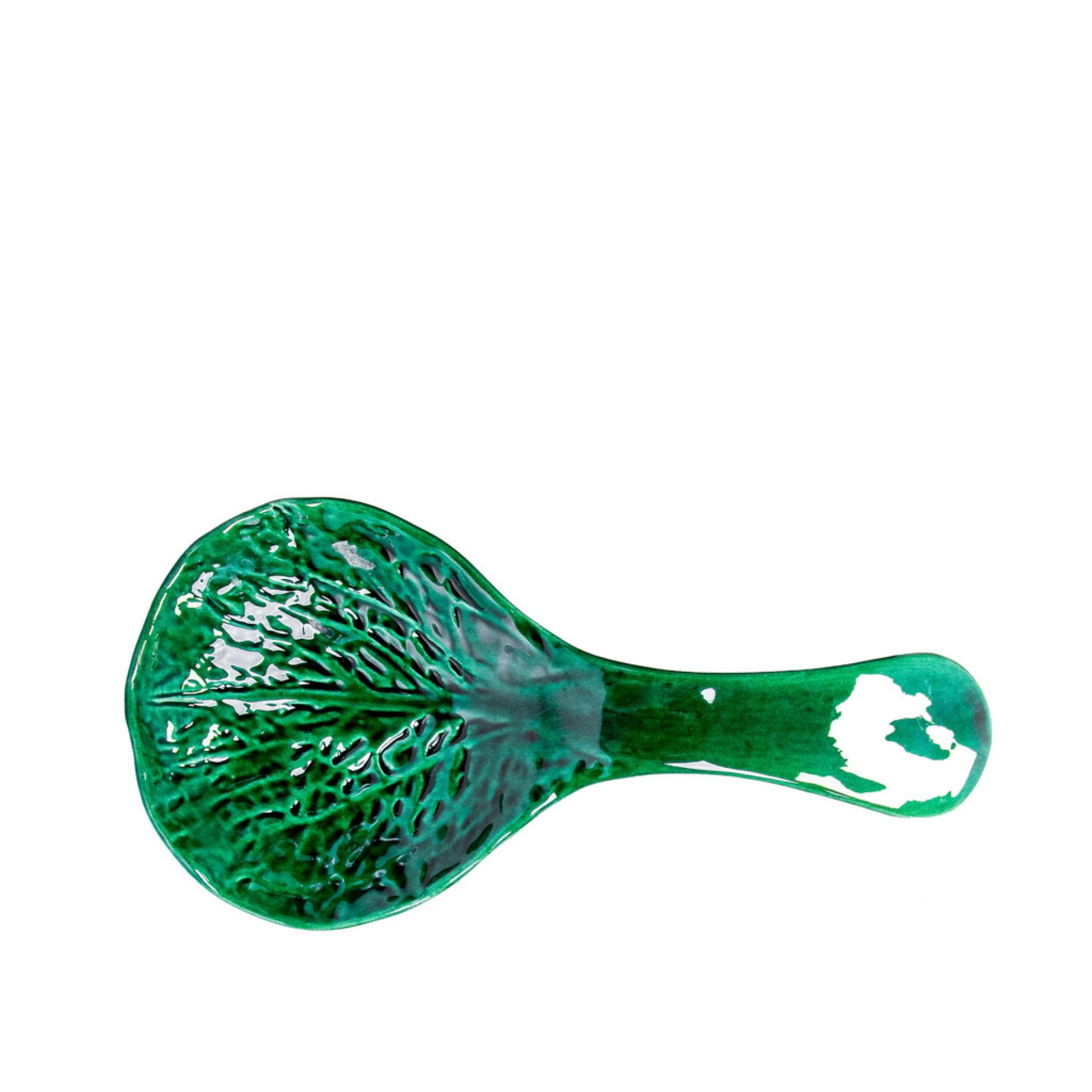 Colher Couve Cerâmica Verde 23X11cm