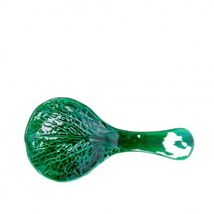 Colher Couve Cer�mica Verde 23X11cm