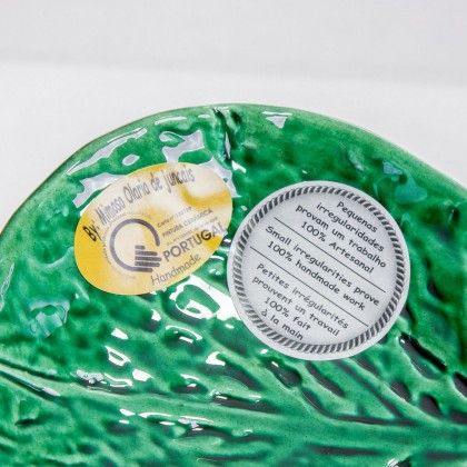 Colher Couve Cer�mica Verde 23X11cm