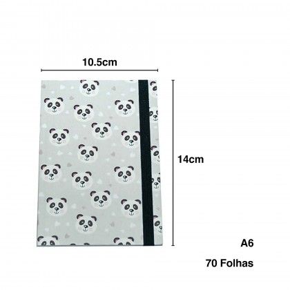 Caderno Ursinhos 70 Folhas A6 10.5X14cm