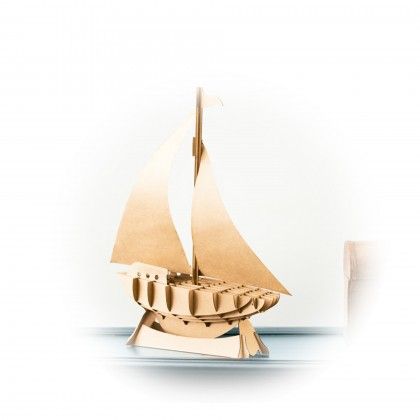 Puzzle 3D Cart�o Barco