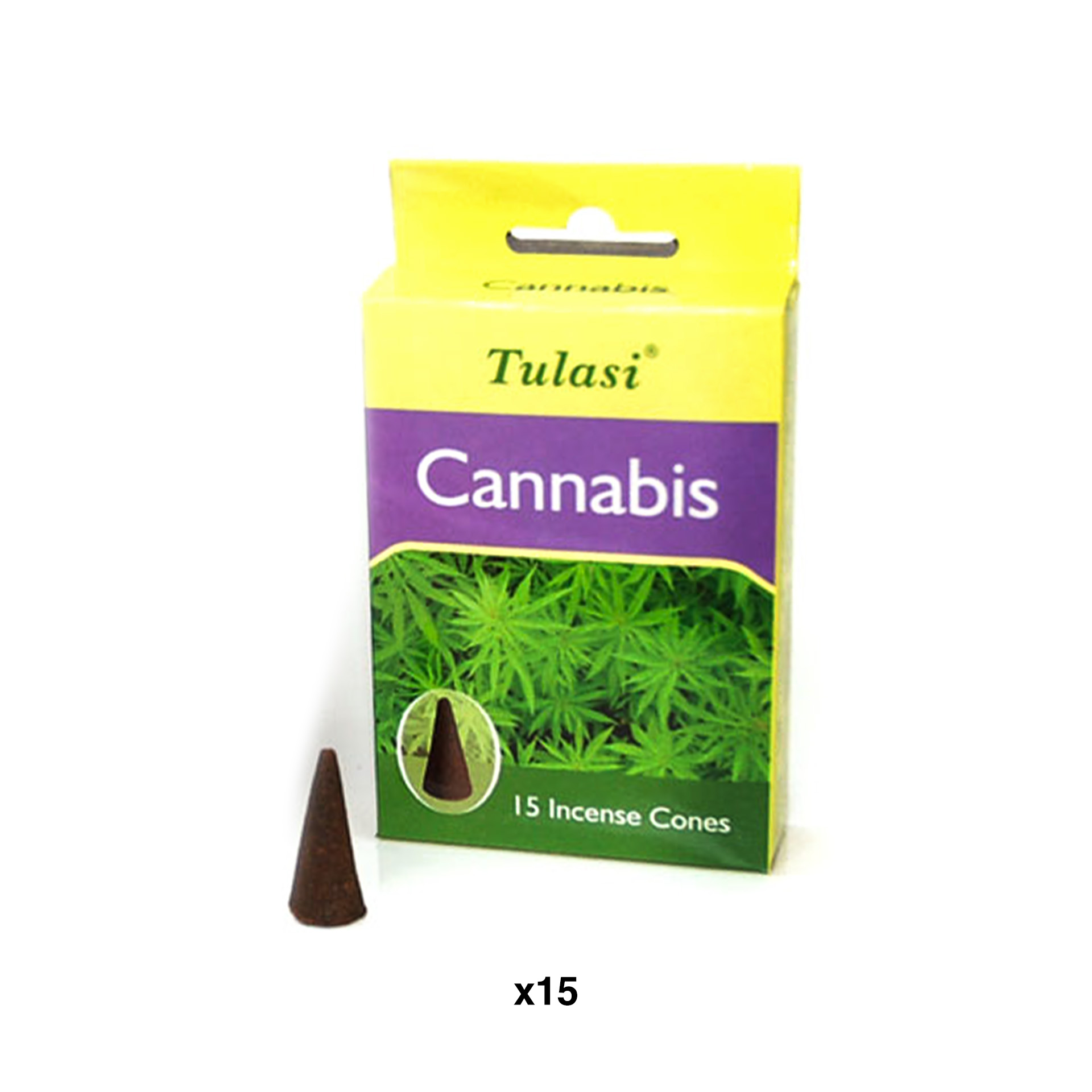 Cone Incenso Tulasi Aloe Vera Pack 15