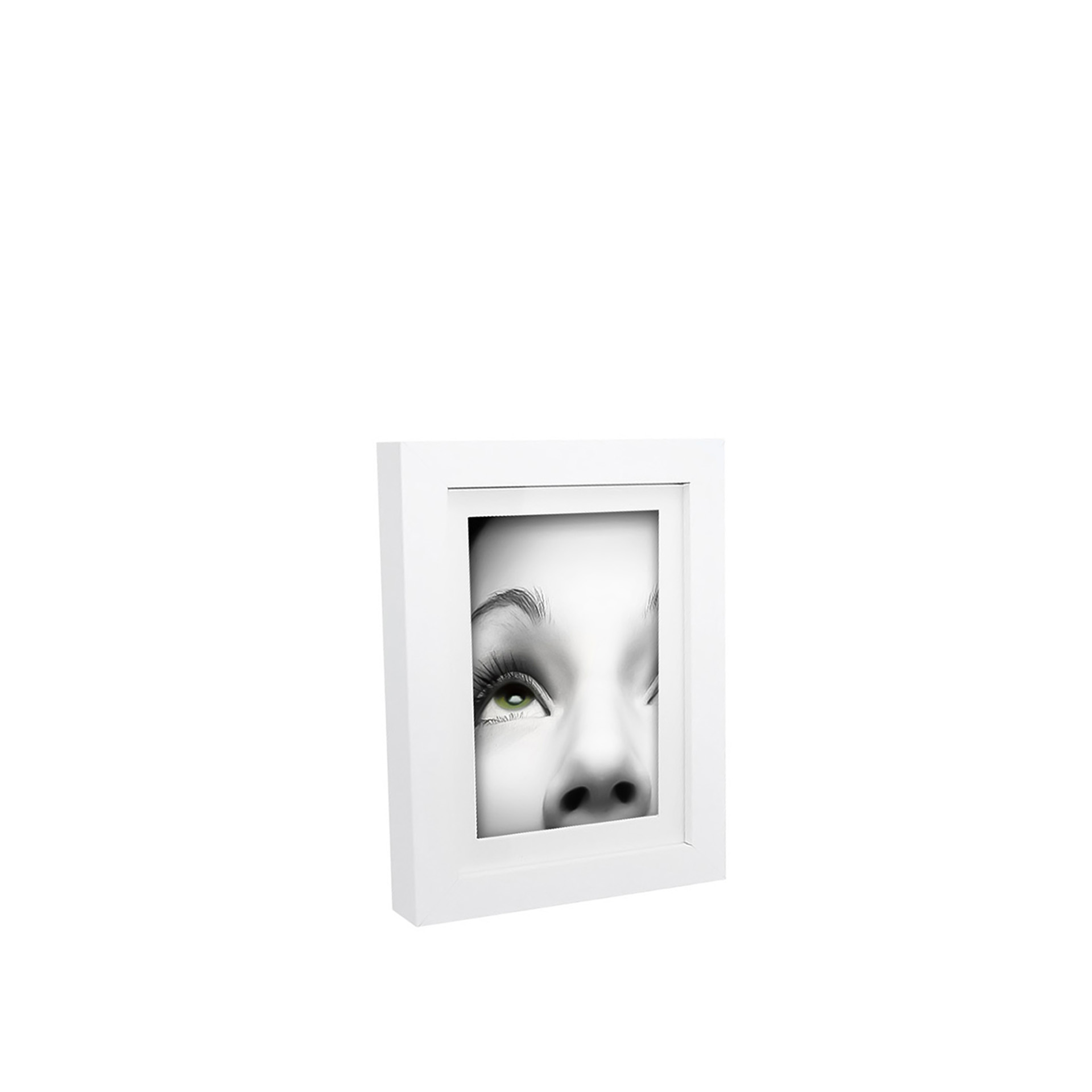 Porta Foto Madeira Retangular Branco 10X15cm
