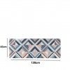 Tapete Cozinha Tringulos Azul 45X120cm