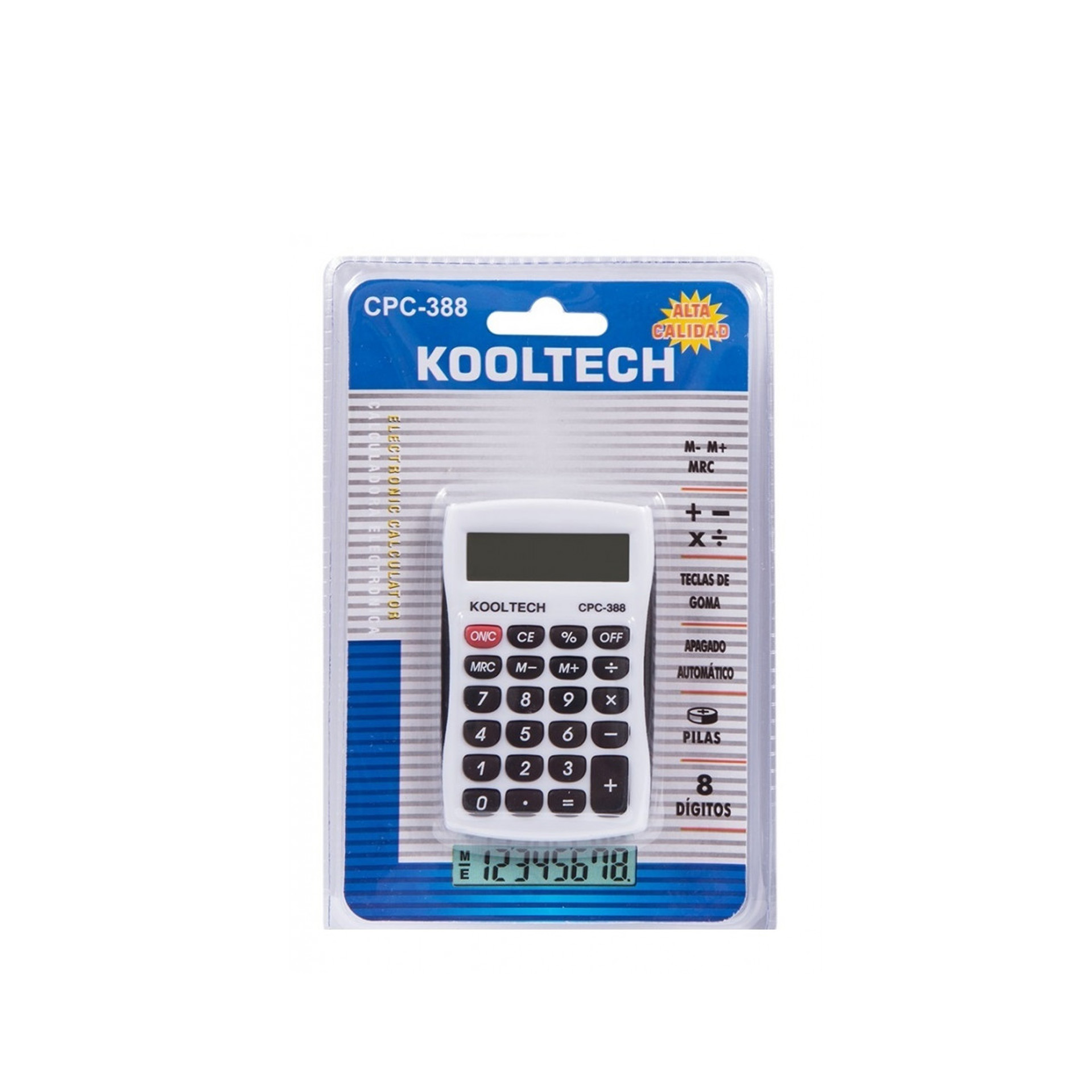 Calculadora Kooltech 8 Dígitos Branca