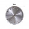 Relgio Parede Timemark Redondo Prateado 34cm