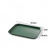 Bandeja Fast Food Polipropileno Verde 26.5X34.5X2cm