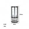 Expositor Bolos Inox 3 N�veis 210W 100L 48X103cm