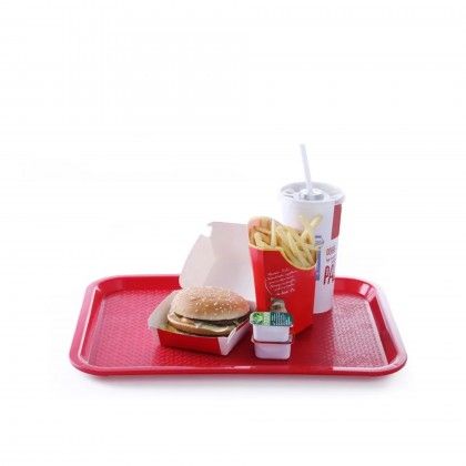 Bandeja Fast Food Polipropileno Azul 30.5X41.5X2cm