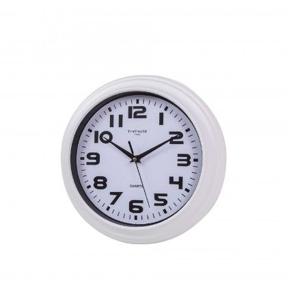 Relógio Parede Timemark Redondo Sortido Branco / Castanho 30cm Relógio Parede Timemark Redondo Sortido Branco / Castanho 30cm